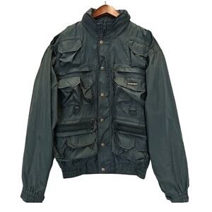 Vintage Hodgman Mens Lakestream Wading Jacket Hooded Fishing Hunting Outdoor M